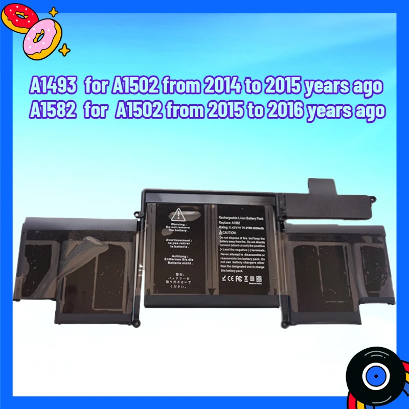 

Suitable for Apple A1493 A1582 Macbook Pro 13 Inch 2013 2015 A1502 Notebook