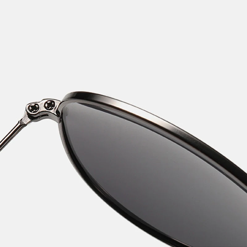 الكلاسيكية الطيار الاستقطاب النظارات الشمسية الرجال الفاخرة المعادن الأسود الطيران نظارات شمسية الذكور موضة القيادة عطلة ظلال UV400