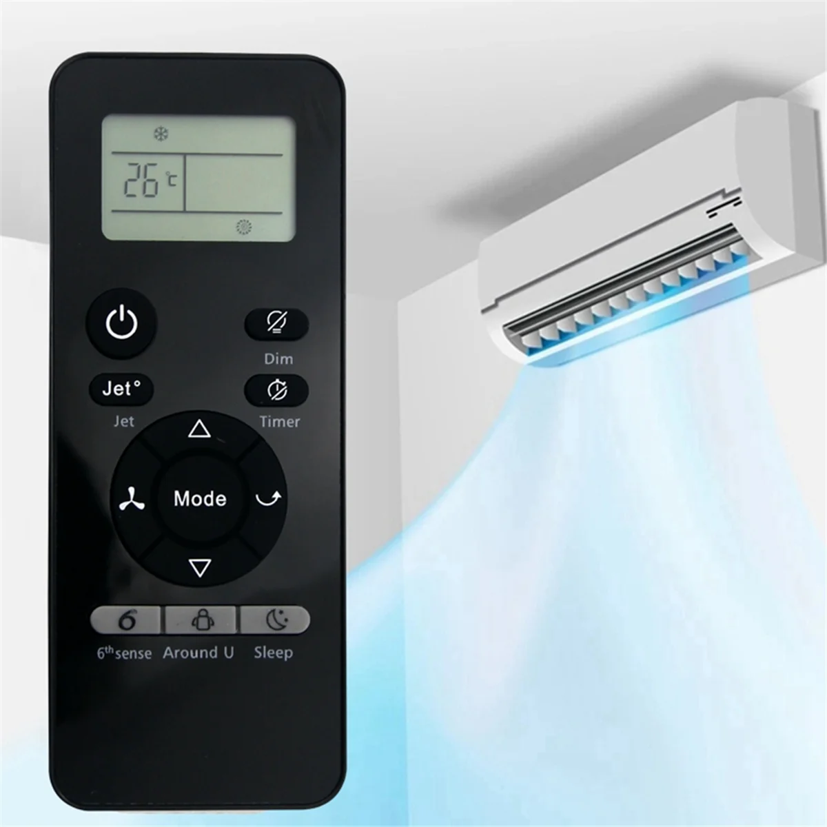 A57G-Replace DG11J2-31 AC Remote Control for Hisense DG11J2-31 Air Conditioner Remote Control