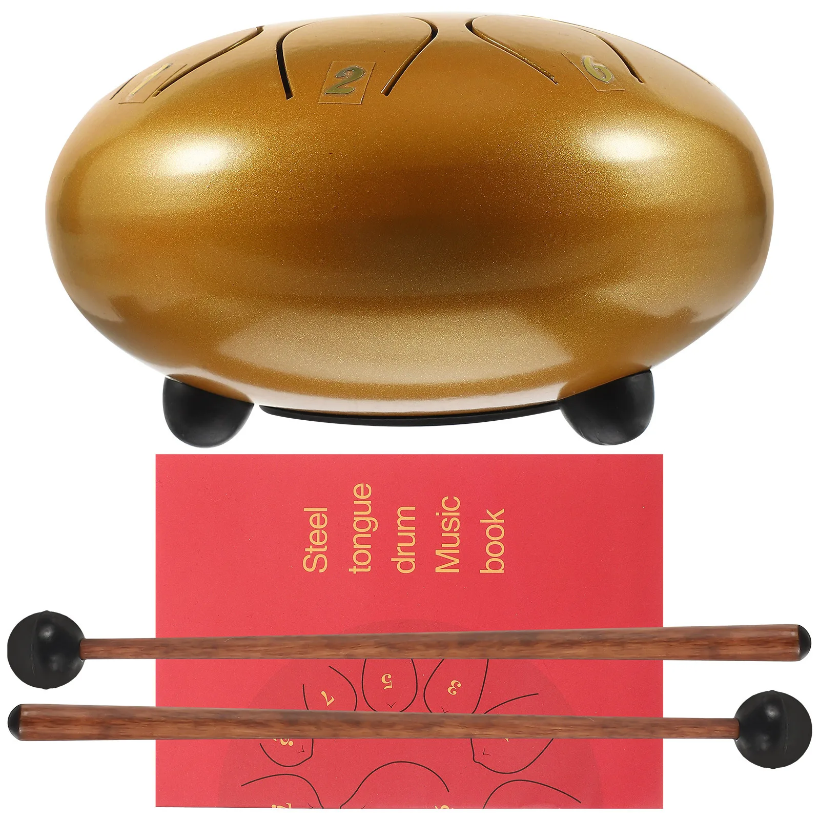 

1Set Ethereal Tongue Drum Metal Percussion Instrument Beginner Portable Hand Drum for Yoga Meditation Stress Relief Music Lover