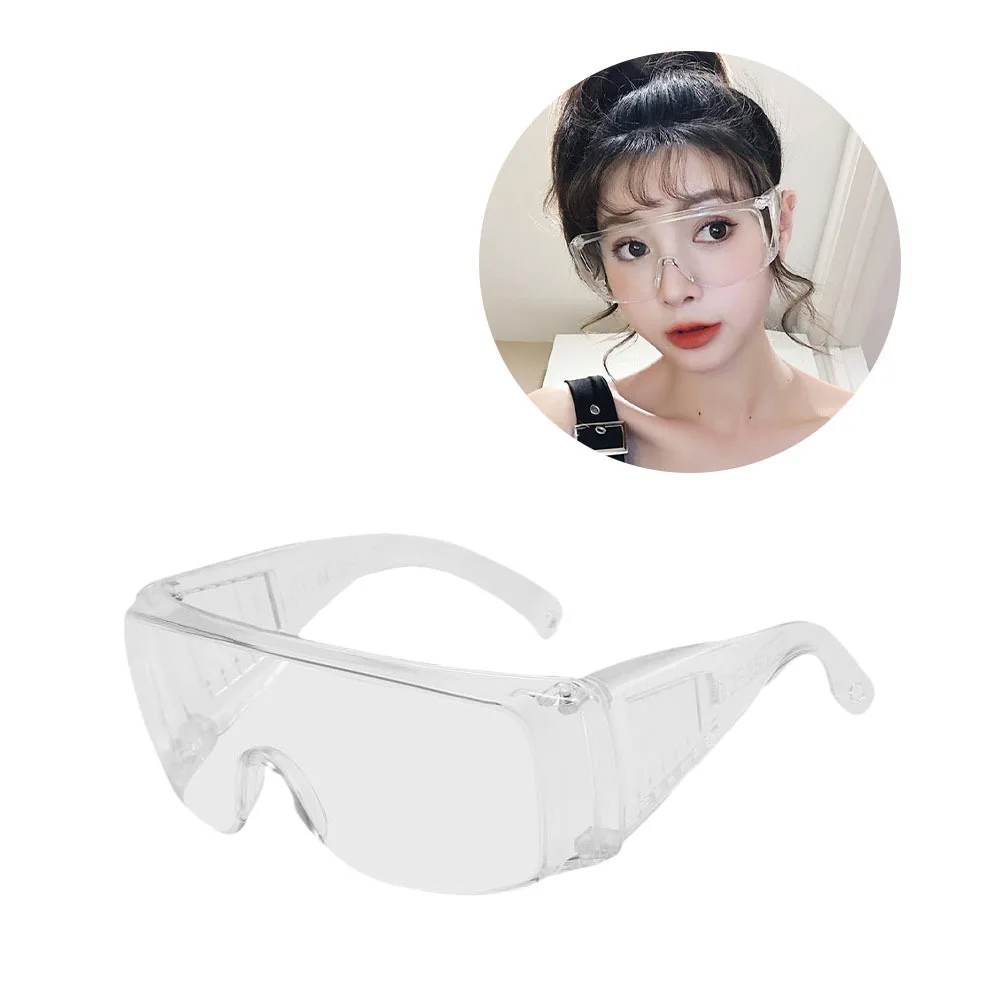 2pcs Anti-Fog Protective Goggles Lightweight Impact Resistant For Outdoor Sports Cycling Hiking Riding Driving Shooting Hunting