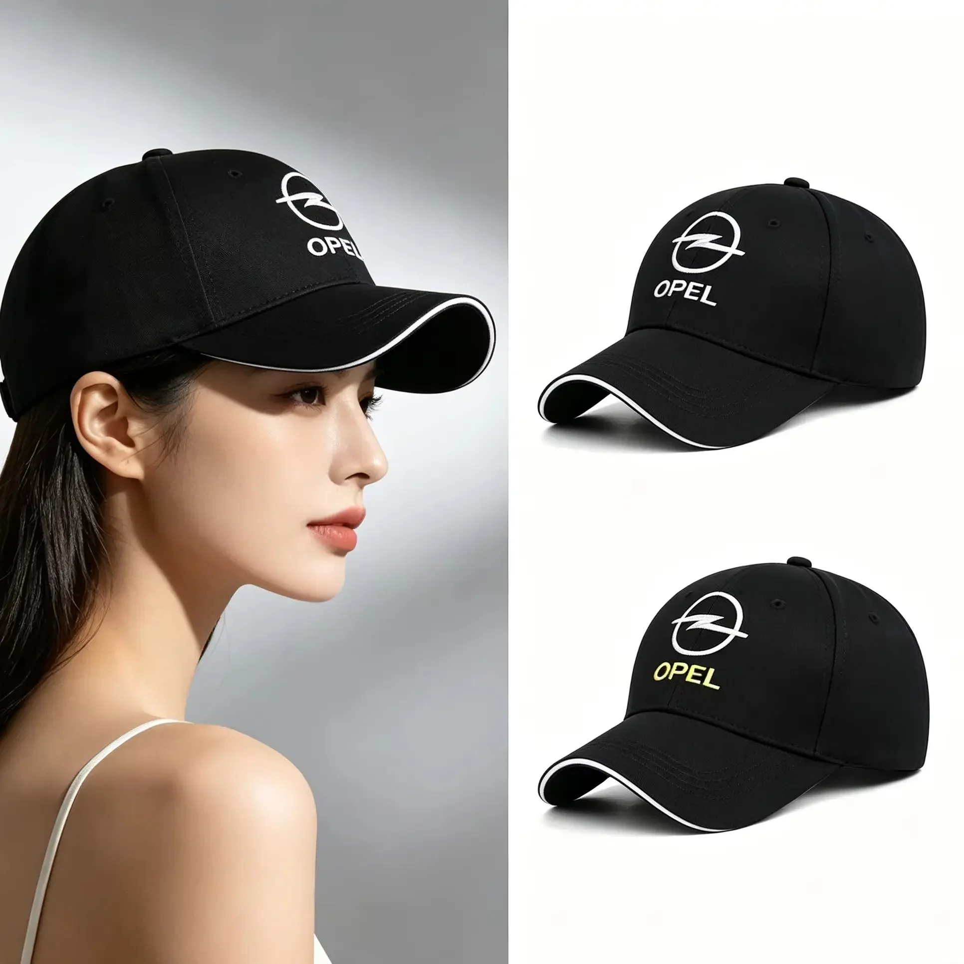 Unisex Adjustable Embroidery Baseball Cap Outdoor Sun Protection Hat for Fishing Sports Hip Hop Streetwear Fashion