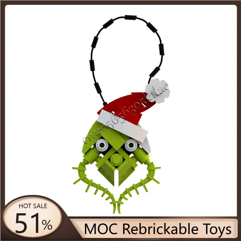 

Hot 35 Parts MOC Simple Christmas Decorations Model Building Blocks Display Assembly Toys For Children Surperise Birthday Gift