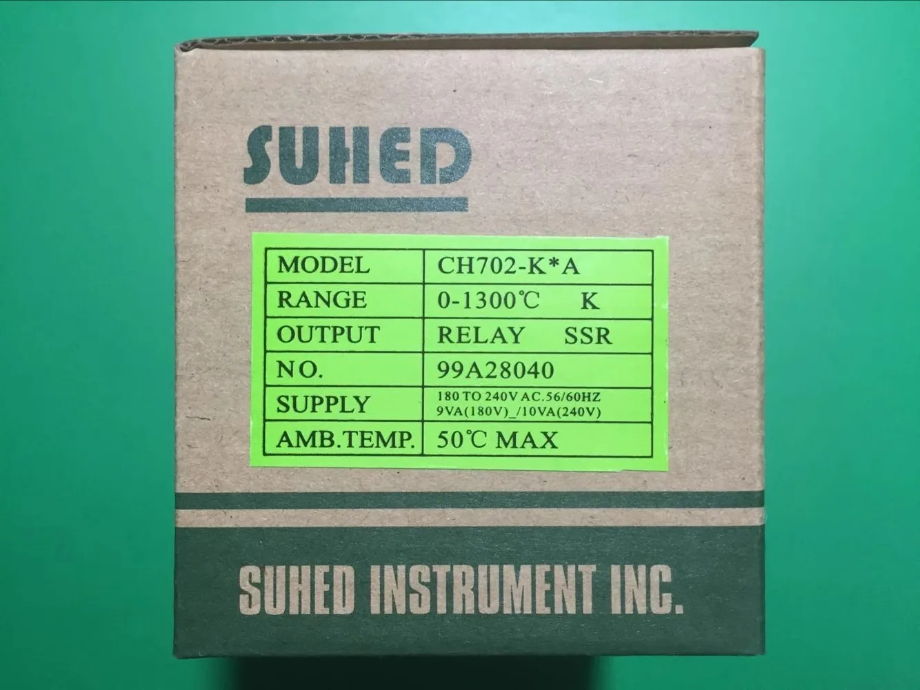 SUHED relay solid state universal intelligent temperature controller CH702-K * A temperature control CH702-2K short CH702