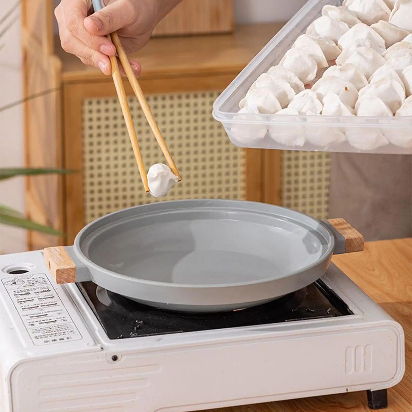 

Держатель для яиц, большой штабелируемый органайзер для яиц в микроволновой печи, контейнер для хранения пельменей для холодильника, кухни, кладовой, дома