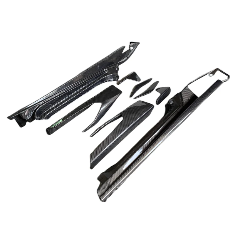 

high quality Carbon fiber Side Skirt car parts For Lamborghini Huracan LP610 LP580 carbon side skirts perfect fitment