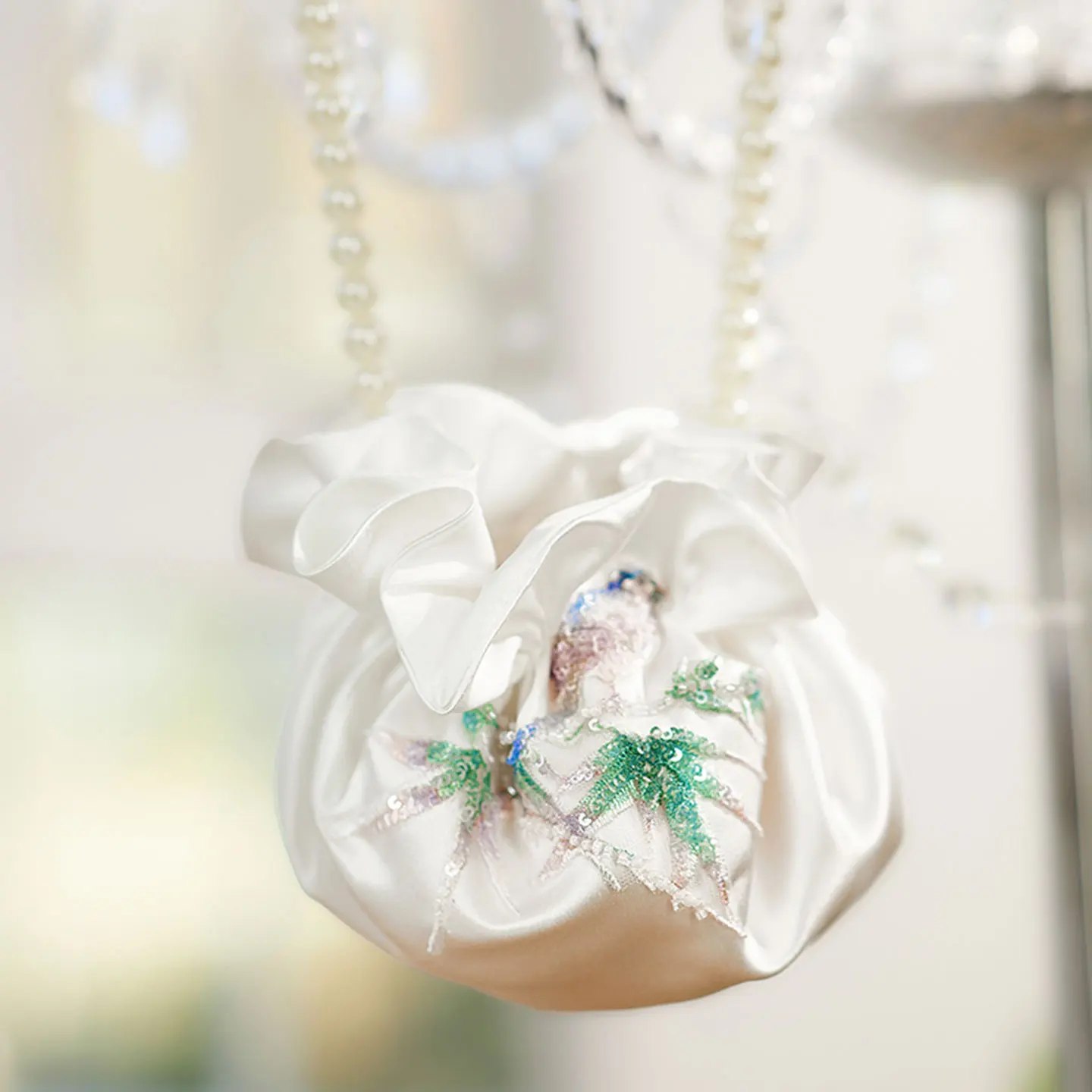 Dreamy Vow D228 Abito da ragazza di fiori ricamato di lusso al ginocchio Abito da principessa per bambini per matrimonio Compleanno Festival Festa Spettacolo