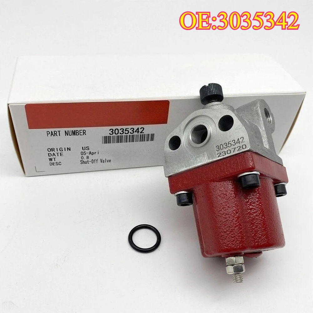 

High quality New For 3035342 Cummins K19NT855 M11engine Fuel pump shutoff solenoid valve