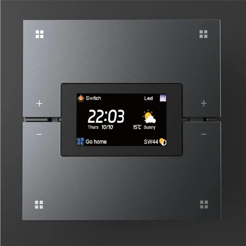 Stilvolles Smart Home Control Panel Smart Home Control Panel Wifi Tuya Smart Home Control Panel