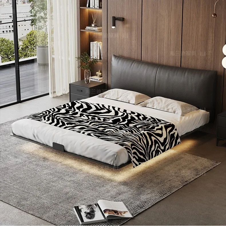 سرير غرفة نوم إطار سرير إيطالي بسيط 2025 راقي جديد #2