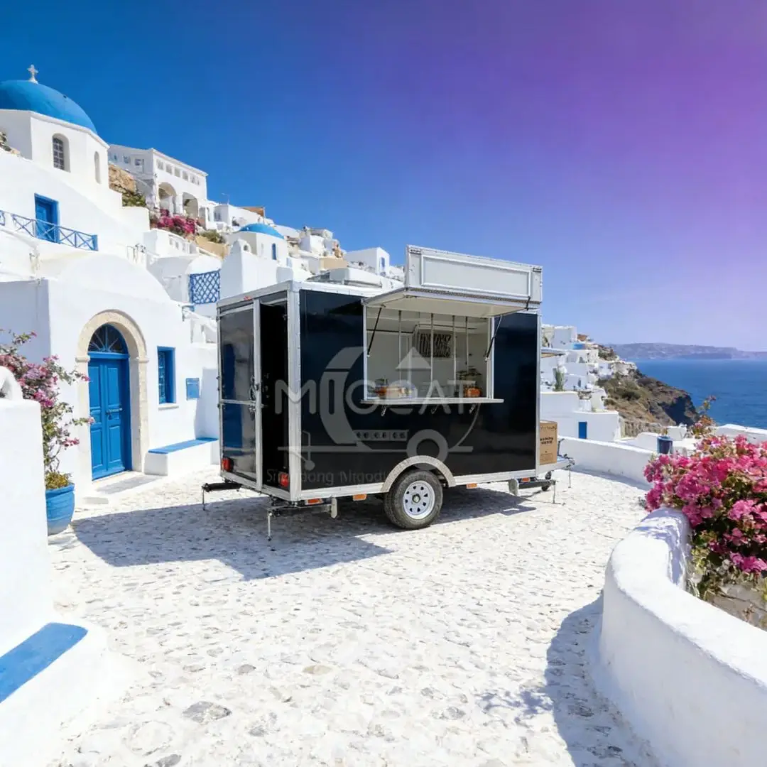 Commercial Outdoor Mobile Food Truck Multi-Function Snack Selling Trailer Catering Equipment for Business Use
