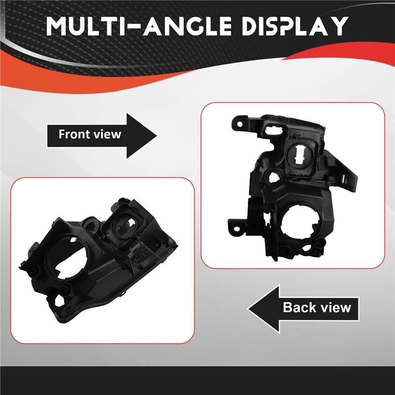 AB96-Front Headlight Base Cover For Jeep Grand Cherokee 2014-2019 Head Light Back Lid Head Light Lamp Base