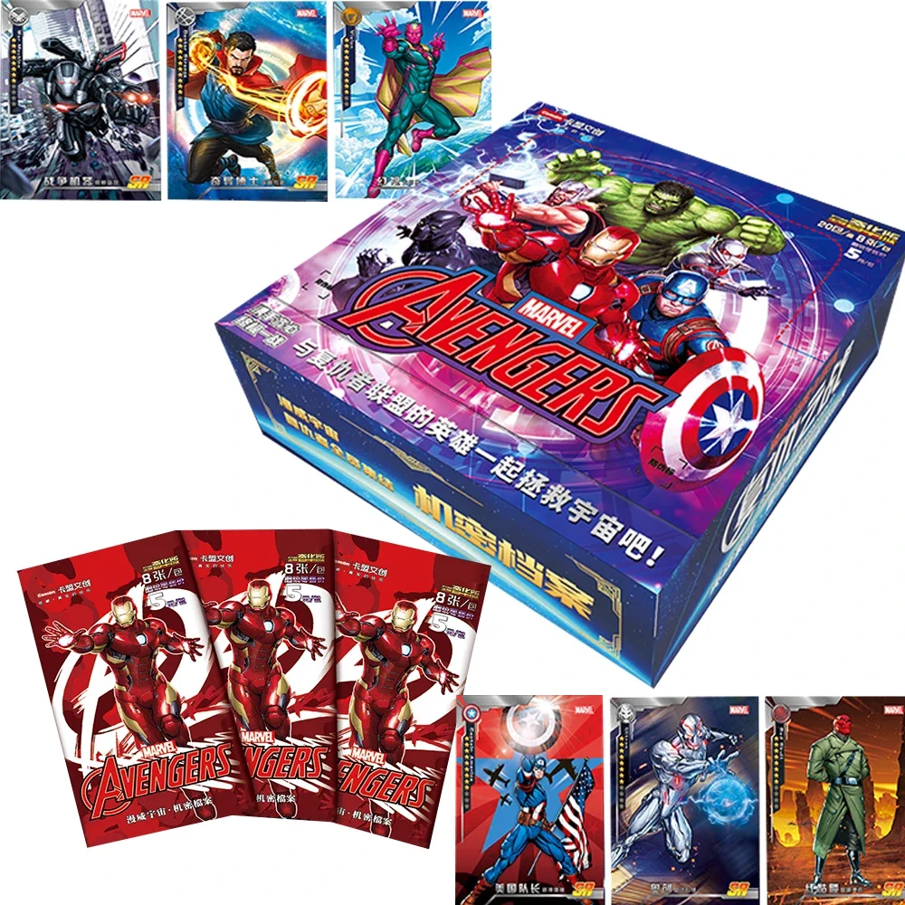 

Deluxe Edition Marvel Card Collection Avengers Heroes Panther The Hulk Doctor Strange Winter Soldier Rare Cards Birthday Gift