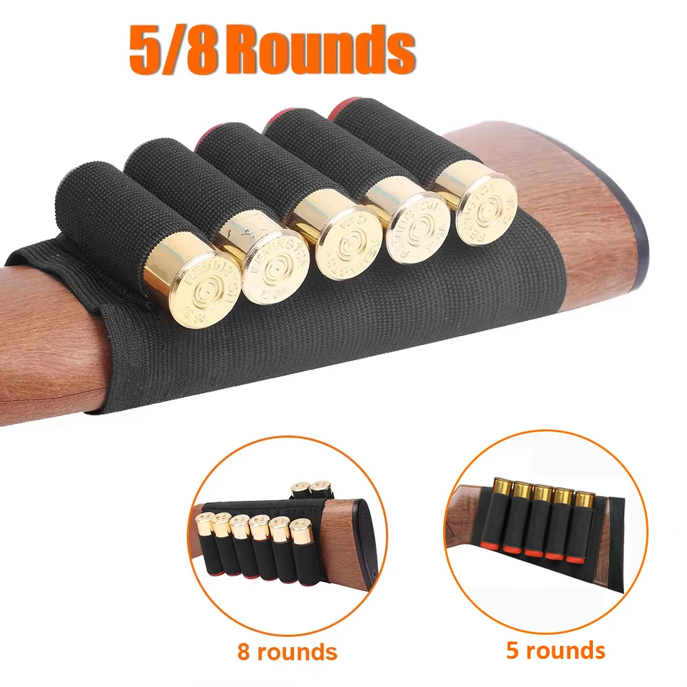

5/8 круглый держатель кнопки с быстрой перезарядкой для дробовика, универсальный эластичный держатель картриджа калибра 12/20
