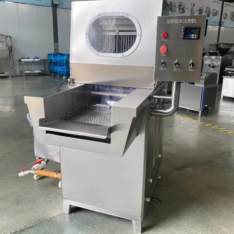 Stainless Steel Automatic Meat Processing Salt Brine Saline Water Injector Machine Factory Directly Supply Customized