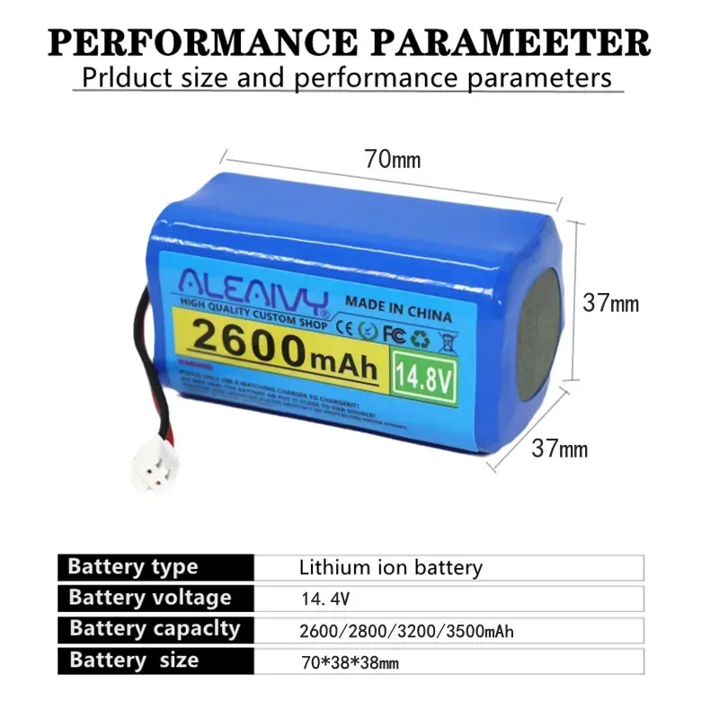 RVBAT850 Battery for Shark RV700_N, RV720_N, RV725_N, RV750_N, RV761, RV850, RV850BRN, RV850C, RV850WV, RV851WV, RV871, RV871C