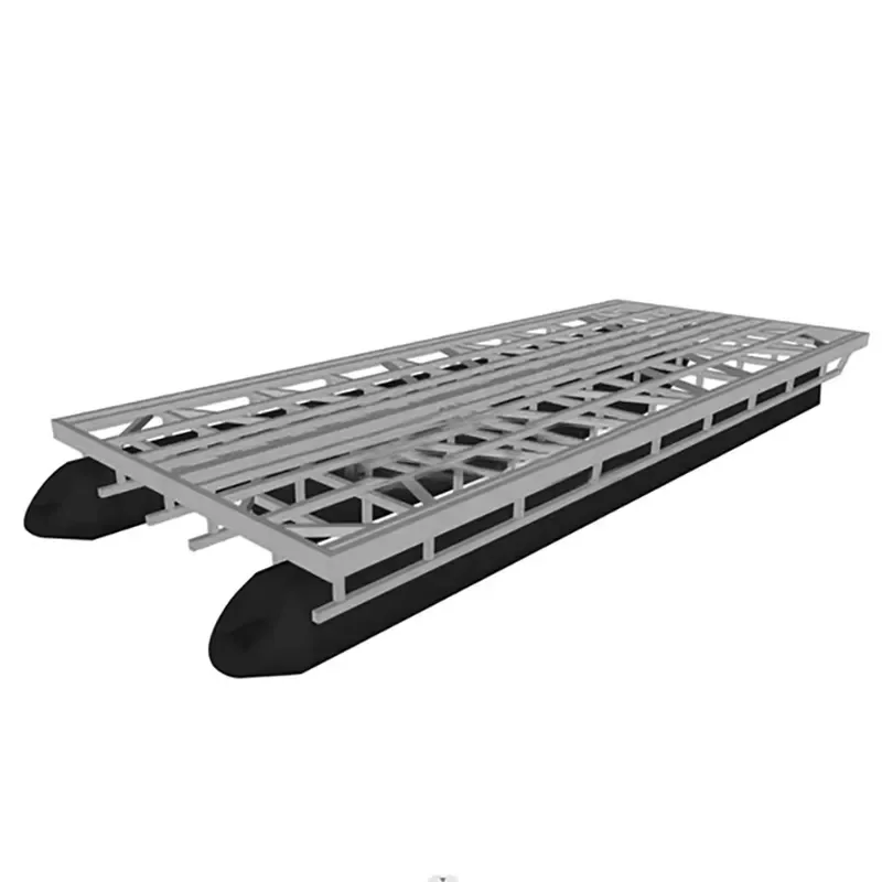 Modular Plastic Floating Pontoon with Aluminum Frame for Floating Houses Ex Factory Price