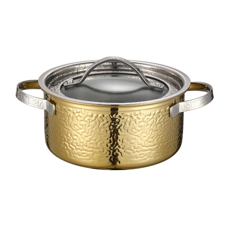 

One person, one pot small hot pot alcohol stove restaurant commercial golden hammer 304 stainless steel single self-service