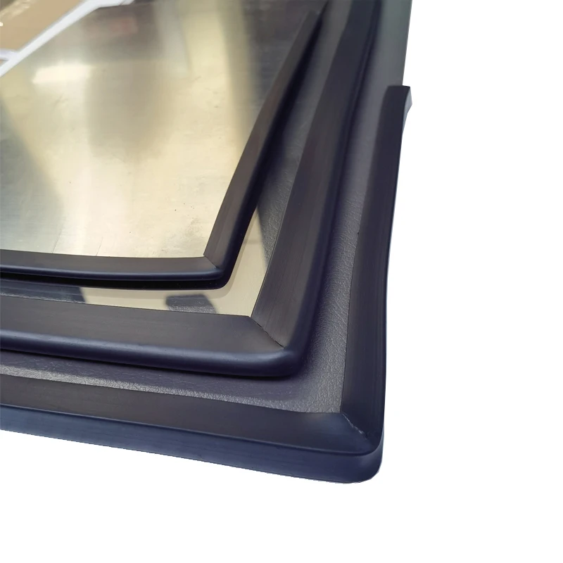 Picture 7: 1M H:8~20mm W:4~20mm U-shaped Rubber Sealing Strip Straight Angle Glass Card Strip Scratch Resistant Edging Strip U-Shaped Strip