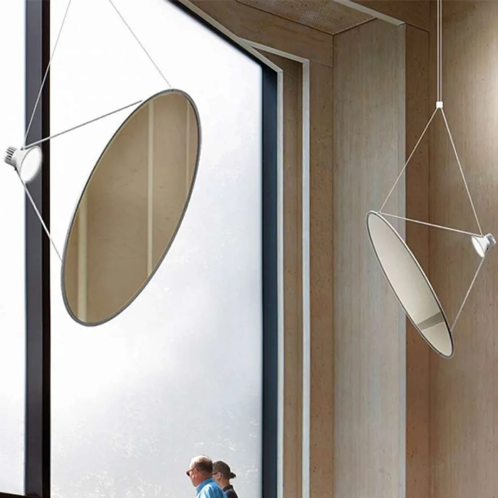 Modern Minimalist Living Room, Bedroom, Dining Room, Staircase Hall, Model Room, Nordic Satellite Radar Pendant Light