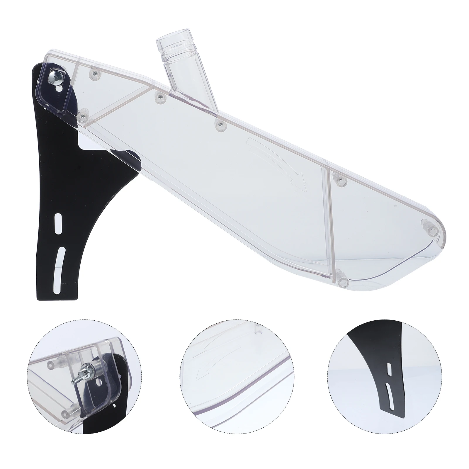 

Universal 4-10 Inch Table Saw Protector Guard Cover With Splitting Cutter Transparent Dustproof For Woodworking