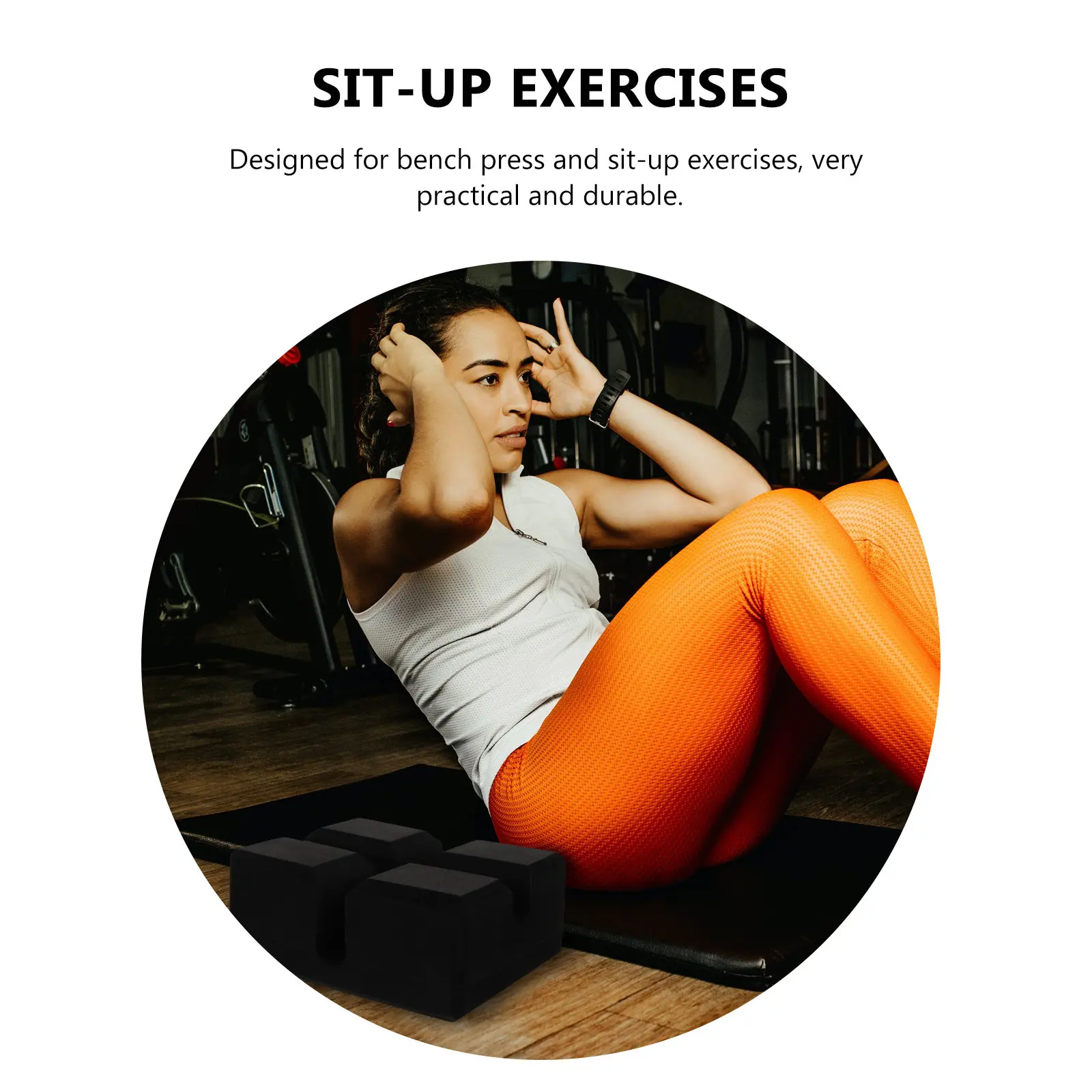 Picture 5: 1Pcs Bench Press Assistant Multifunctional Abdominal Device Practical Home Fitness Equipment Sit-Up Aid Weight Loss Exerciser