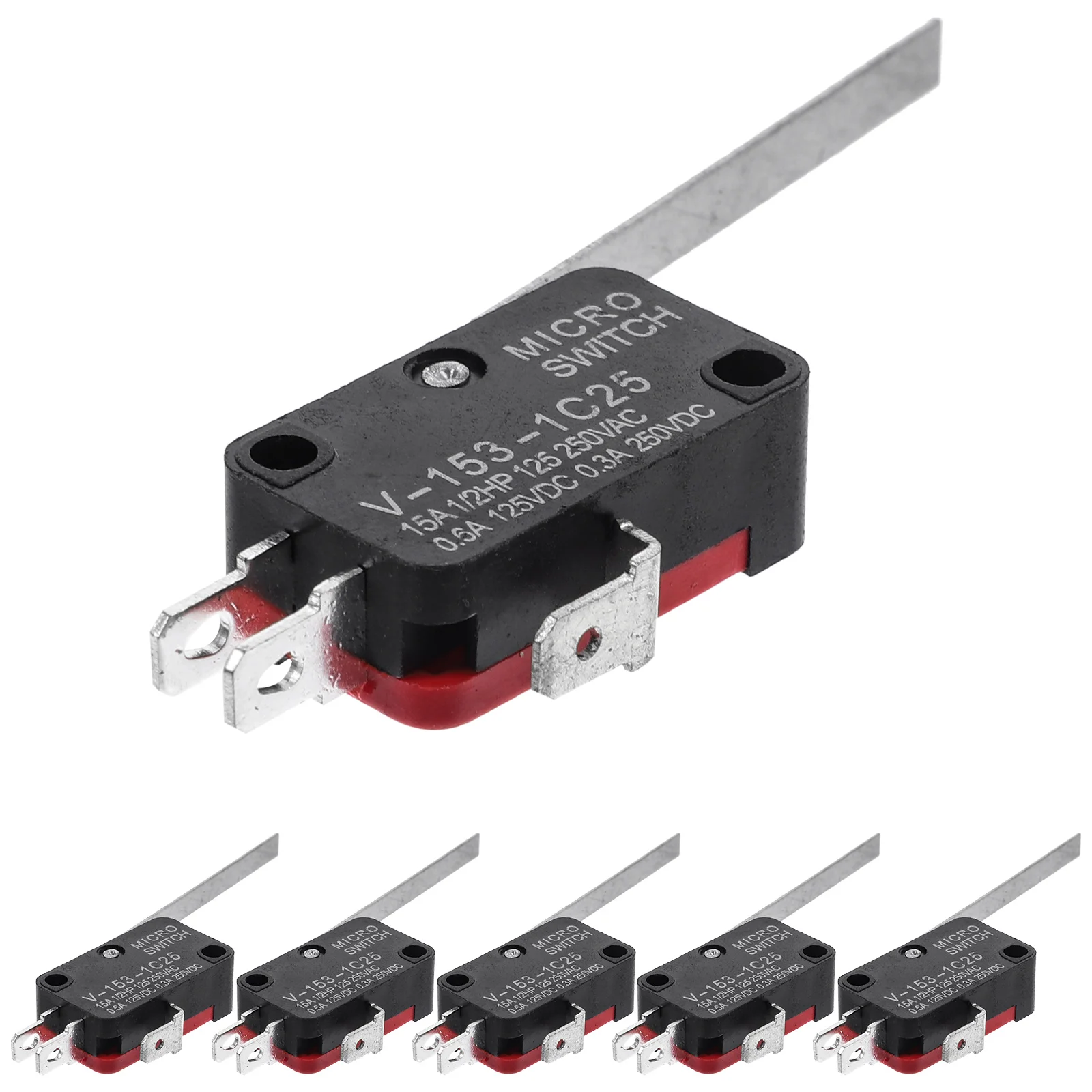 

6 PCS Momentary Rocker Switch Limit Types Micro-wave Oven Microswitch