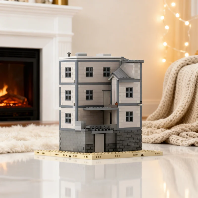 

6870 деталей MOC: Модульная модель винокурни, конструктор, игрушка-подарок, креативный коллекционный набор для демонстрации, премиум-класс для взрослых