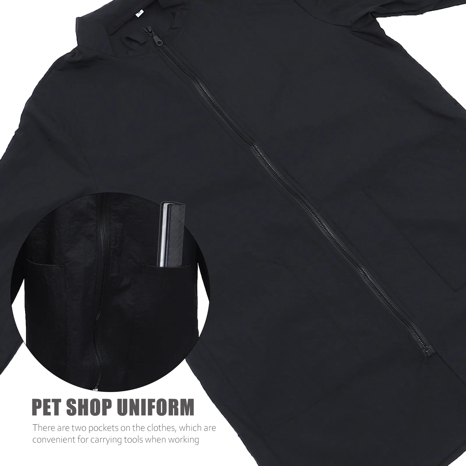1Pcs Comfortable Waterproof Pet Grooming Clothes Nylon Fabric Suitable for Pet Salon Veterinarian Spa Worker Uniform Work Apron