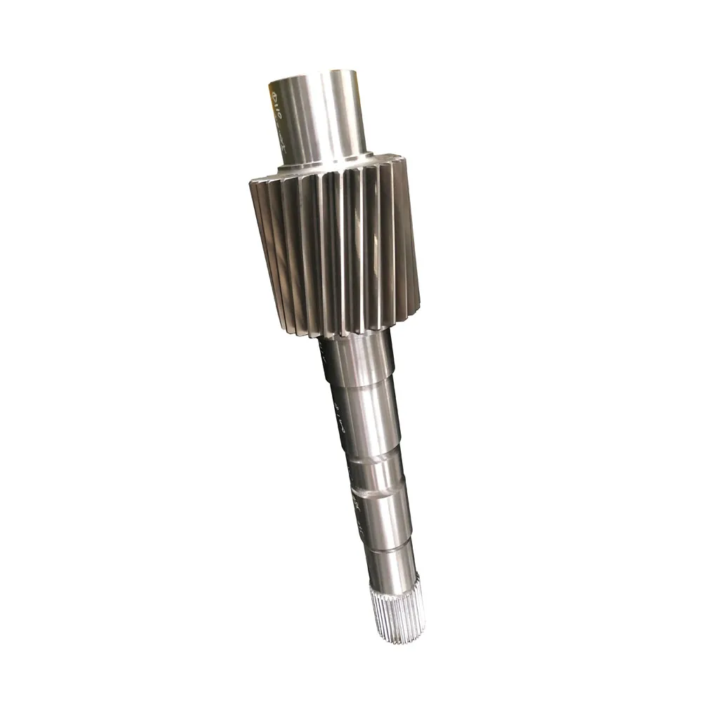 CNC Machining Construction Machinery Parts Forged Steel Gear Wheel Shaft Quenching Tempering Heat Treatment Blank High Shaft