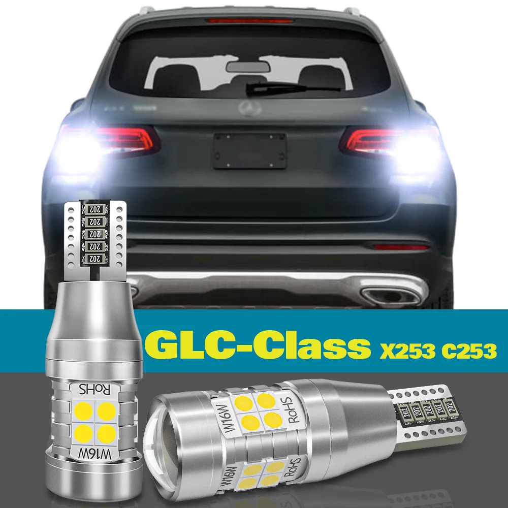 

Reverse Light For Mercedes Benz GLC Class X253 C253 Accessories 2015 2016 2017 2018 2019 2pcs LED Backup Back up Lamp