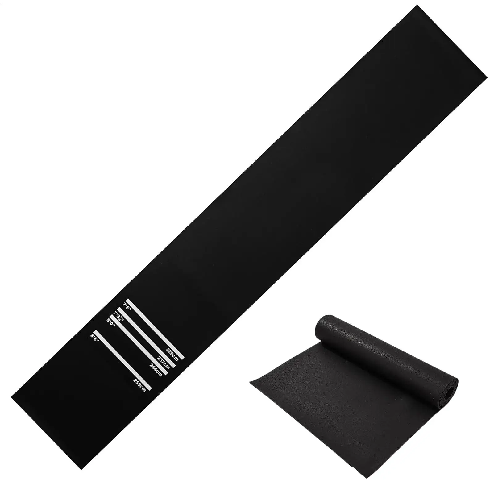 

Многофункциональный коврик для дартса с резиновыми гранулами, противоскользящая доска для дартса, 4 расстояния для метания, нескользящий коврик для дартса 300x34 см.