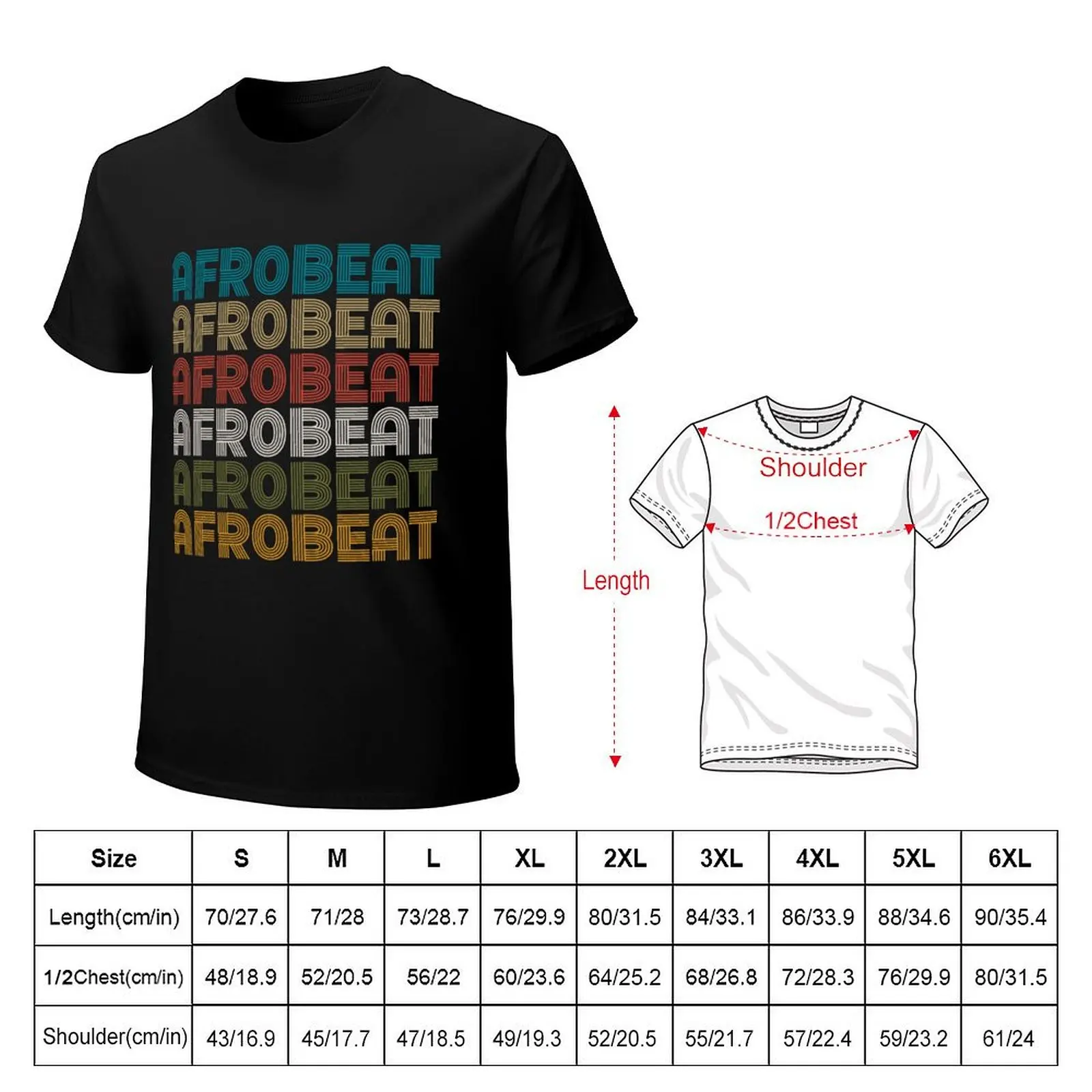 Afrobeat African Dance Music - Black T-Shirt Outdoor Work Short Sleeve Top