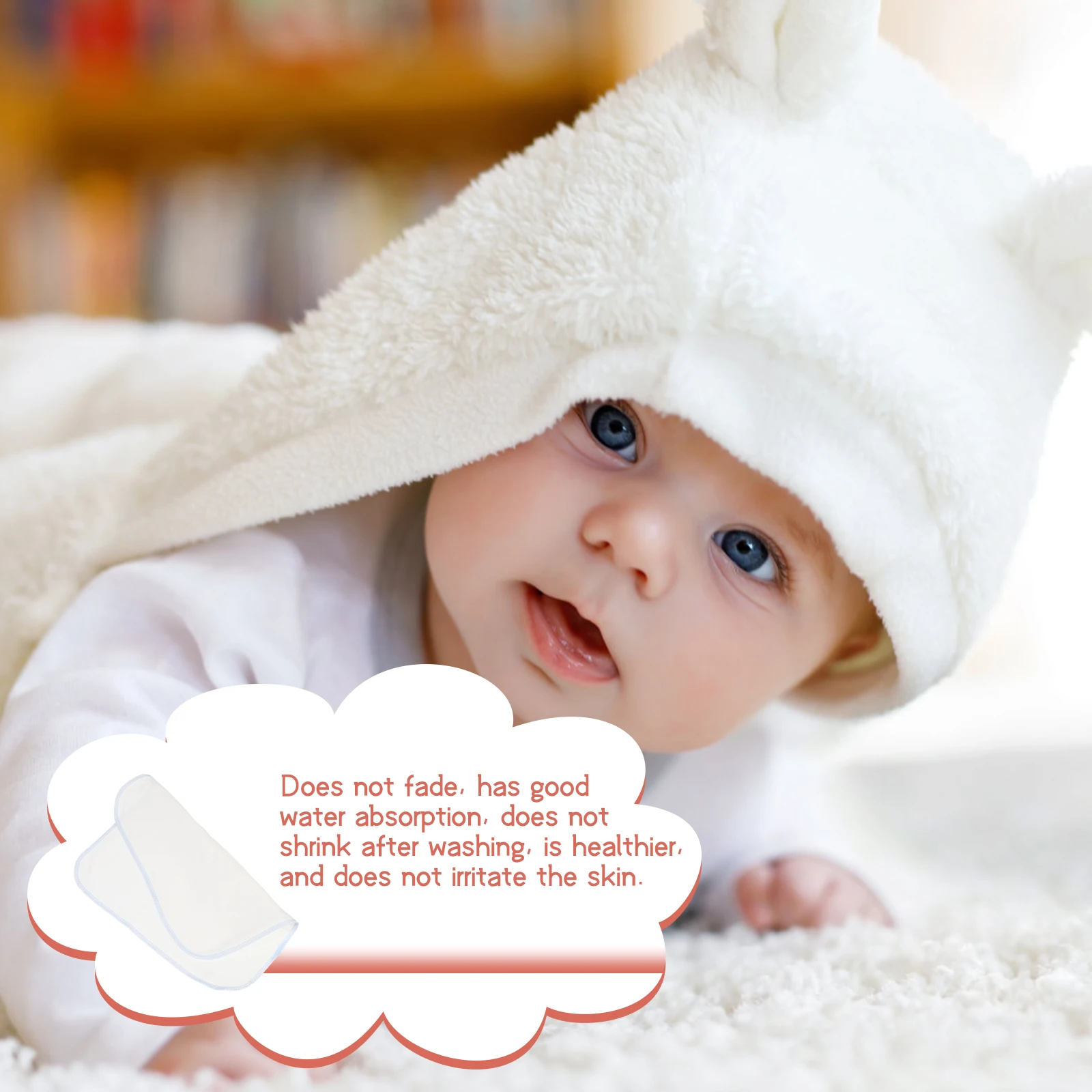 10 قطعة مناشف وجه الطفل القطن العضوي لينة ماصة الوليد لعابه المناشف الرضع التمريض مناديل الوليد منشفة الوجه