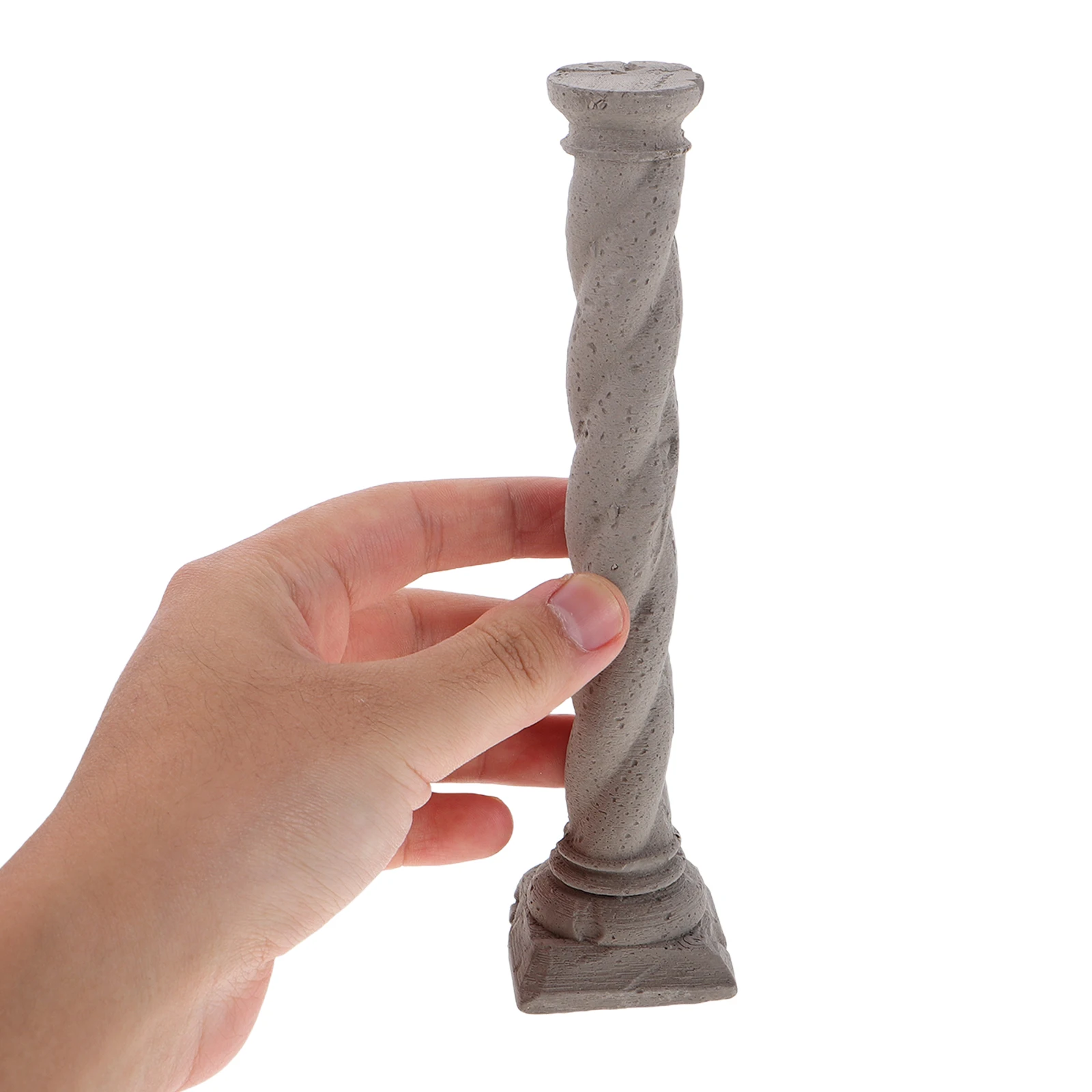 

Roman Column Cement Aquarium Decoration 18.5x4.4x4.4cm Mini Fish Tank Ornament Realistic Ruin Underwater Landscape Home Office