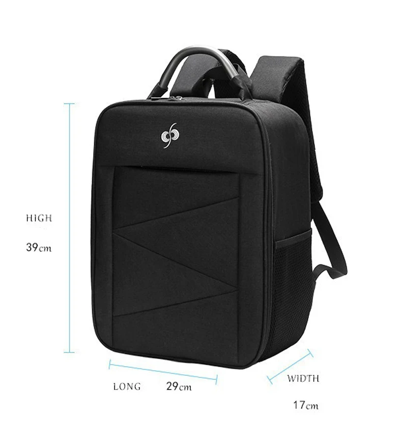 À prova de choque para dji avata drone sacos saco de armazenamento de viagem ao ar livre preto ombro duplo voando óculos wtaerproof caso