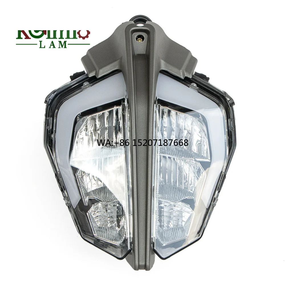 

-LAM подходит для светодиодных фар в сборе, подходит для KTM DUKE 390 2018-2023 390Duke ABS фара передняя фара
