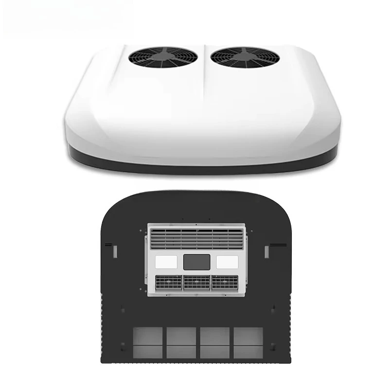 Anti-shock Car Cabin AC System 12V 24V Truck AC Unit Electric Conditioning Rooftop Air Conditioner for Van