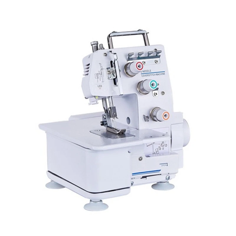 Household overlock sewing Four-wire keyhole Close copy hemming machine Desktop electric hemming