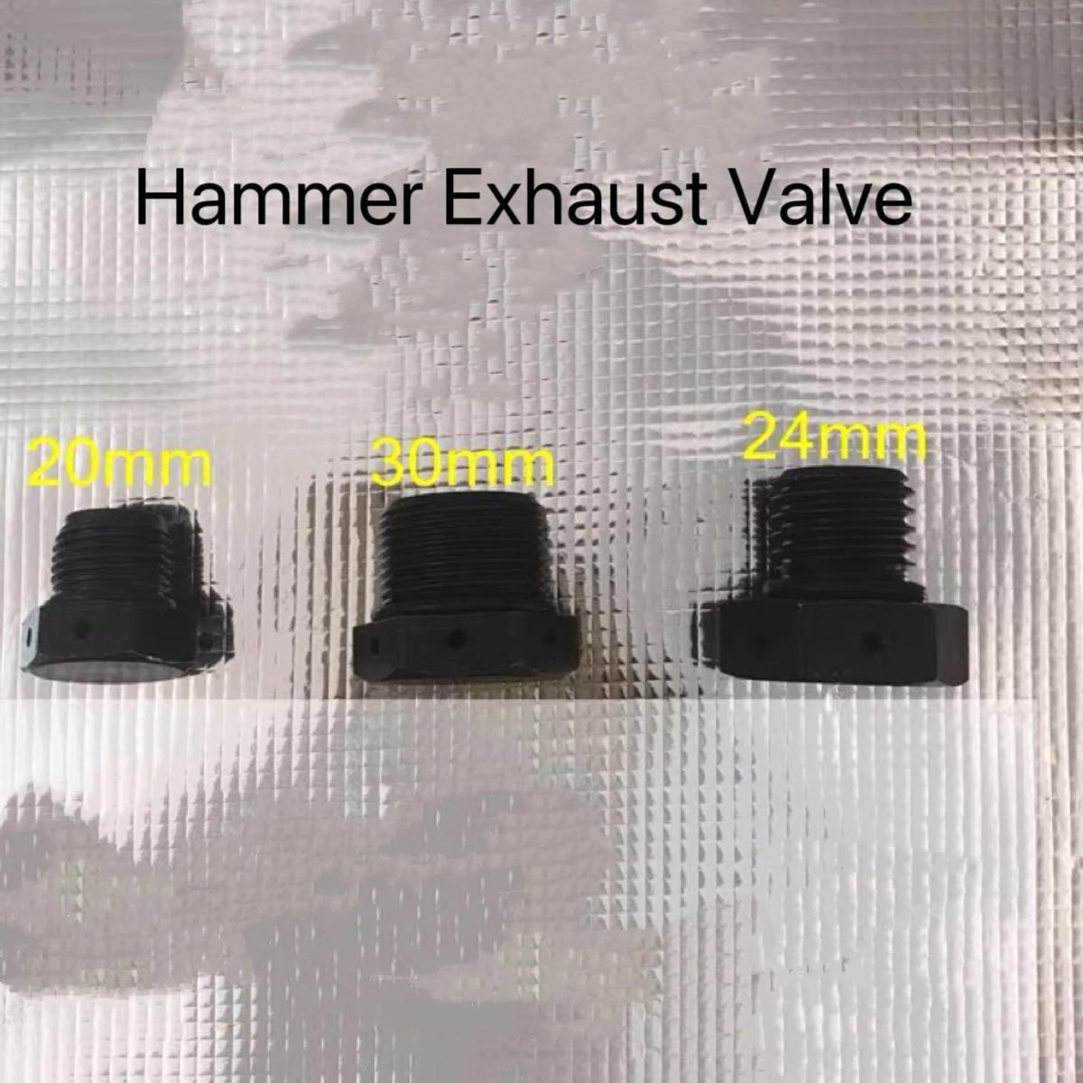 

Hammer M20 M24 M30 Exhaust / Nitrogen Valve 2'' 3'' Breaker Exhaust Valve Screw Valve