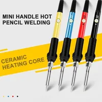 Adjustable Temperature Electric Soldering Iron 220V 110V 60W Welding Solder Rework Station Heat Pencil Tips Repair Tool