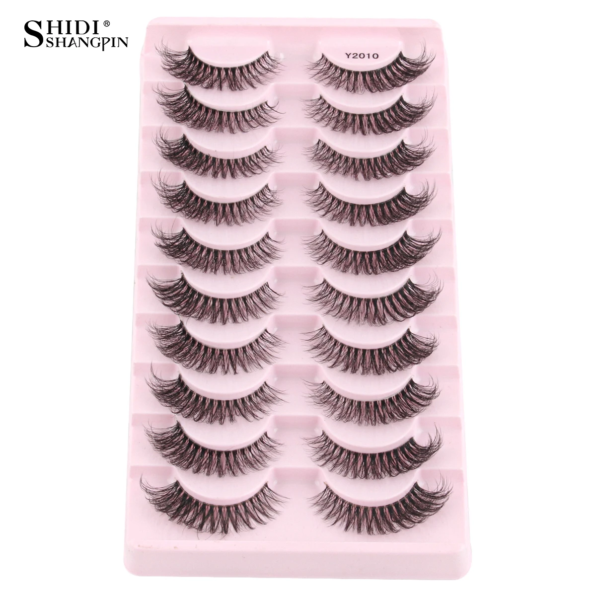 3/10 Pairs Mink False Eyelashes, Natural Fluffy Look
