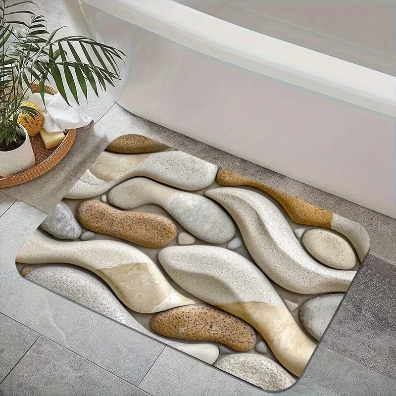 Realistic Cobblestone Print No - đánh giá và giá Home Bathroom Spa