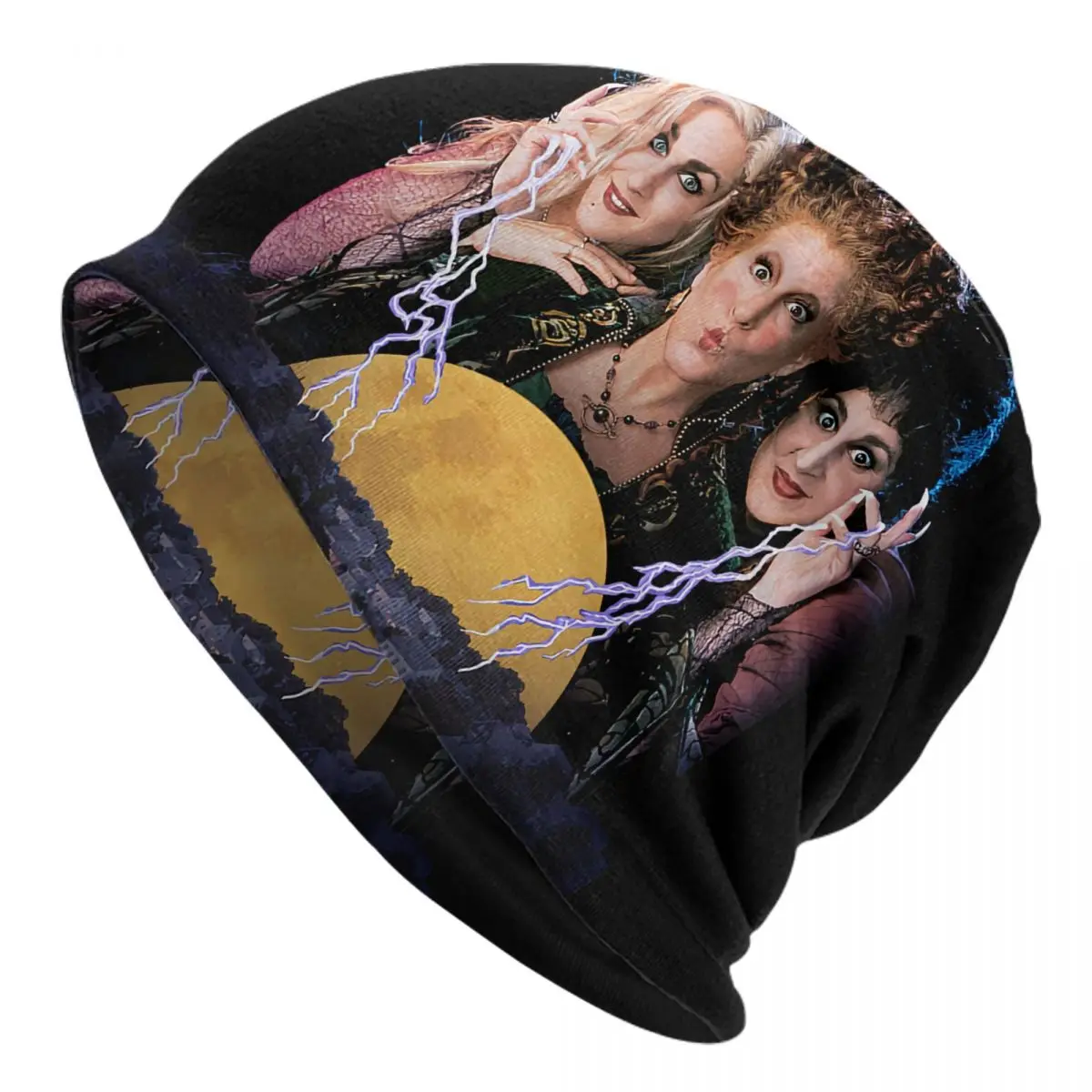 Hocus Sanderson Sisters Witch Pocus Beanie Cap Unisex Winter Warm Bonnet Femme Knit Hats Halloween Movie Skullies Beanies Caps