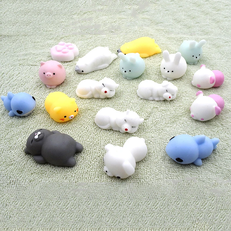 Squishy Animal Antistress Toys Slimy Squeeze Toys Cute Antistress Ball Abreact Soft Sticky Stress Relief Funny Toys For Children