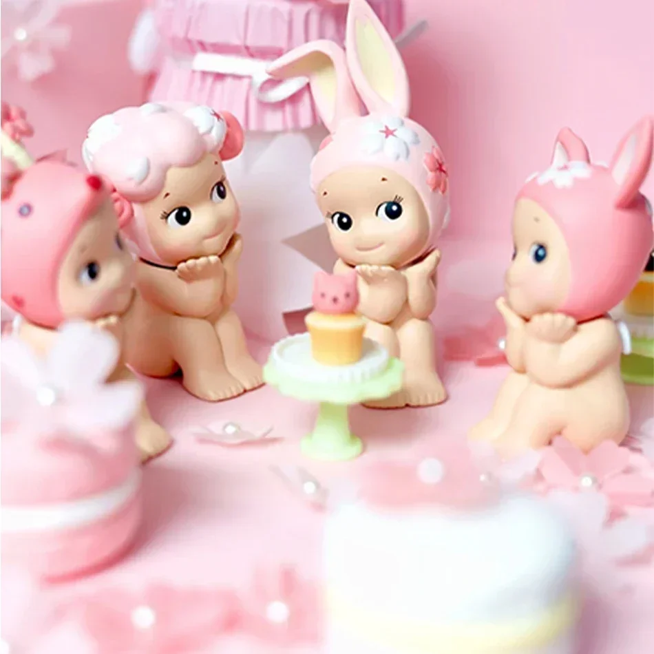 2025 حار بيع Sonnes الملائكة زهر الكرز سلسلة شخصيات كرتونية الحلي الدمى المشجعين الأطفال هدية عشوائية #3