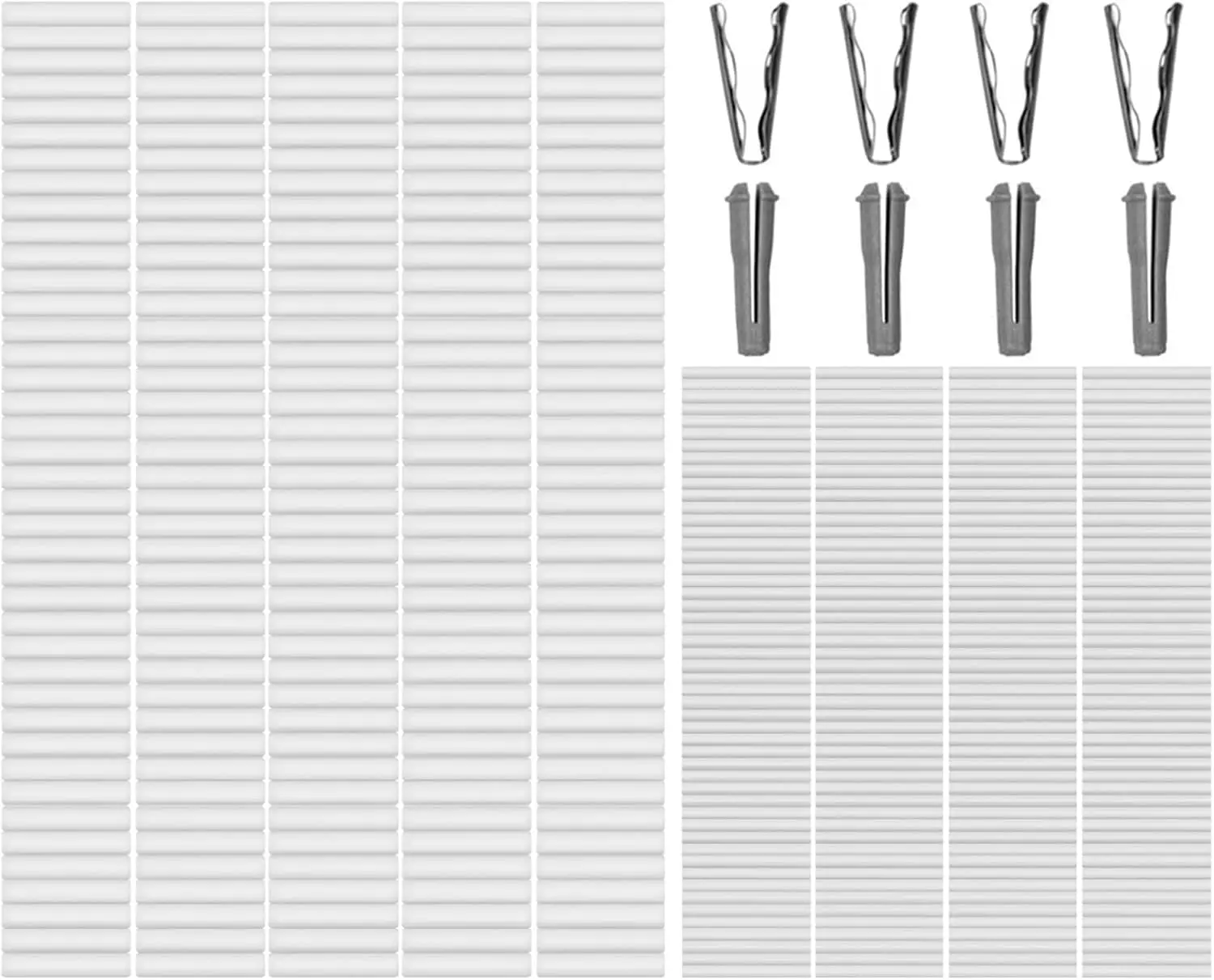 

400pcs Electric Eraser Refills - 200 Big & 200 Small, Latex-Free, PVC-Free