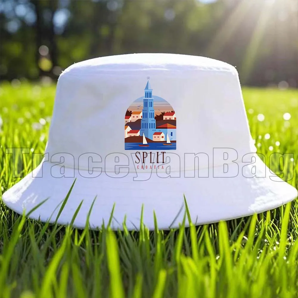 Munich Berlin Rio De Janeiro Mexico Tokyo Santiago Miami Citys Landmark Bucket Hat Women Outdoor Sunscreen Hat Men Fishing Cap