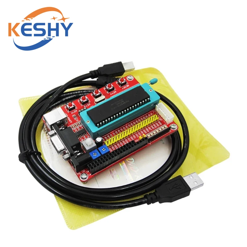 

1PCS Mini System PIC Development Board + Microchip PIC16F877 PIC16F877A