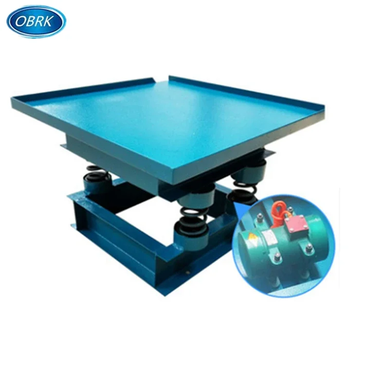 Small electric vibrating table for concrete moulds magnetic vibration table for concrete molds